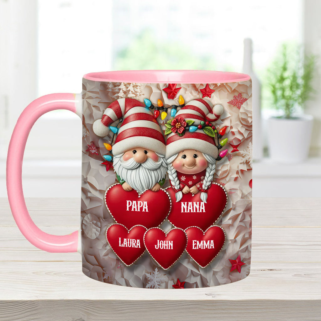 Ich liebe meine Familie – Personalisierte Tasse mit Familienmotiv