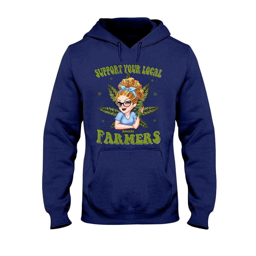 Support Your Local Farmers - Personalized Weed T-shirt And Hoodie