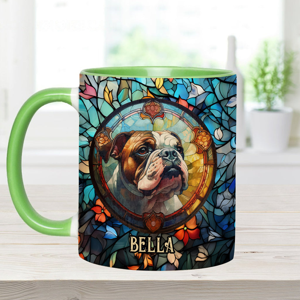 Love My Dog - Personalized Dog Accent Mug