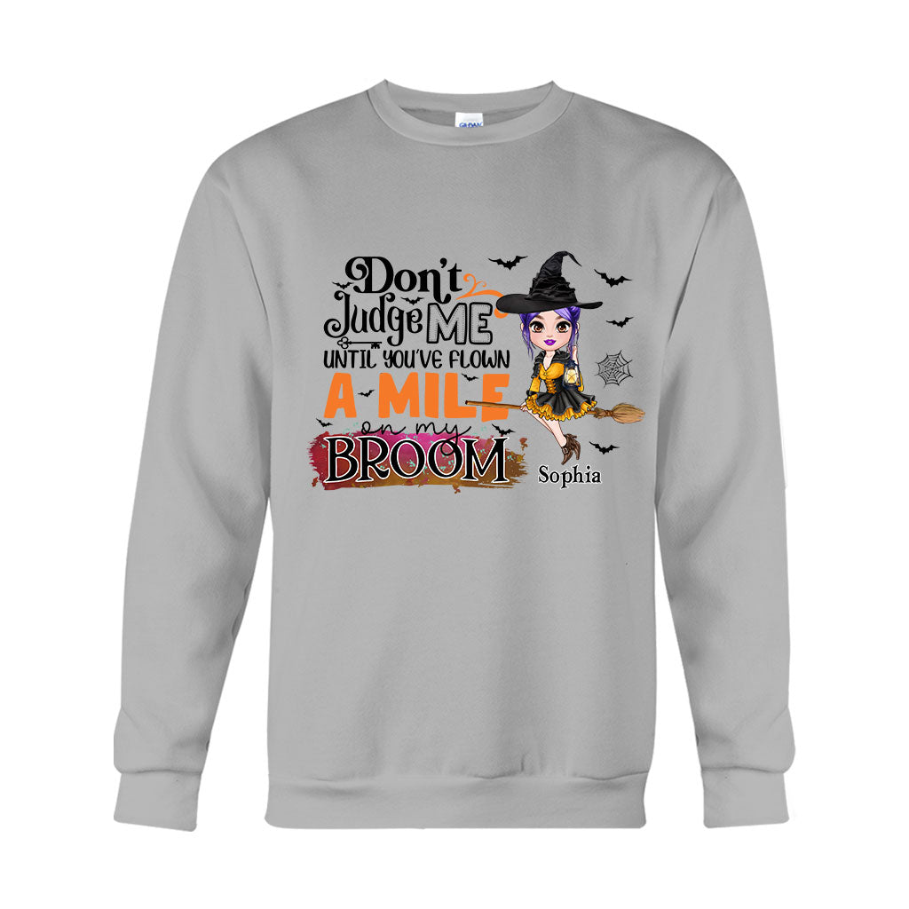 Don't Judge Me - Personalized Witch T-shirt And Hoodie