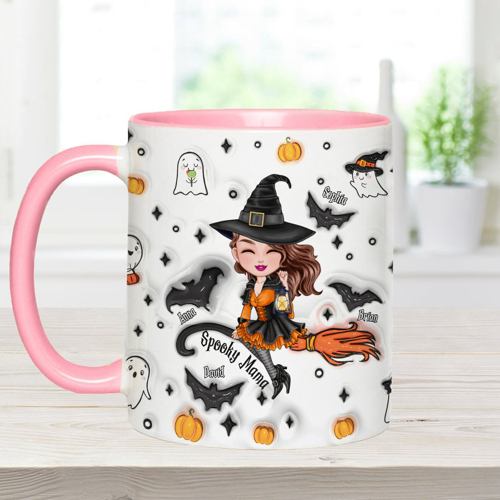 Gruselige Mama - Personalisierte Tasse mit Muttermotiv