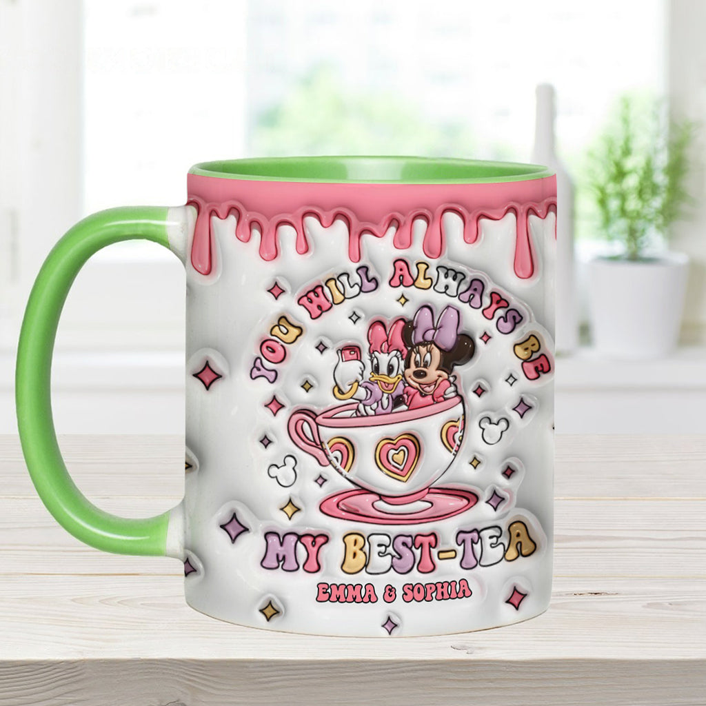 Du wirst immer meine Beste sein – Personalisierte Tasse mit dem Aufdruck „Beste Freundin“