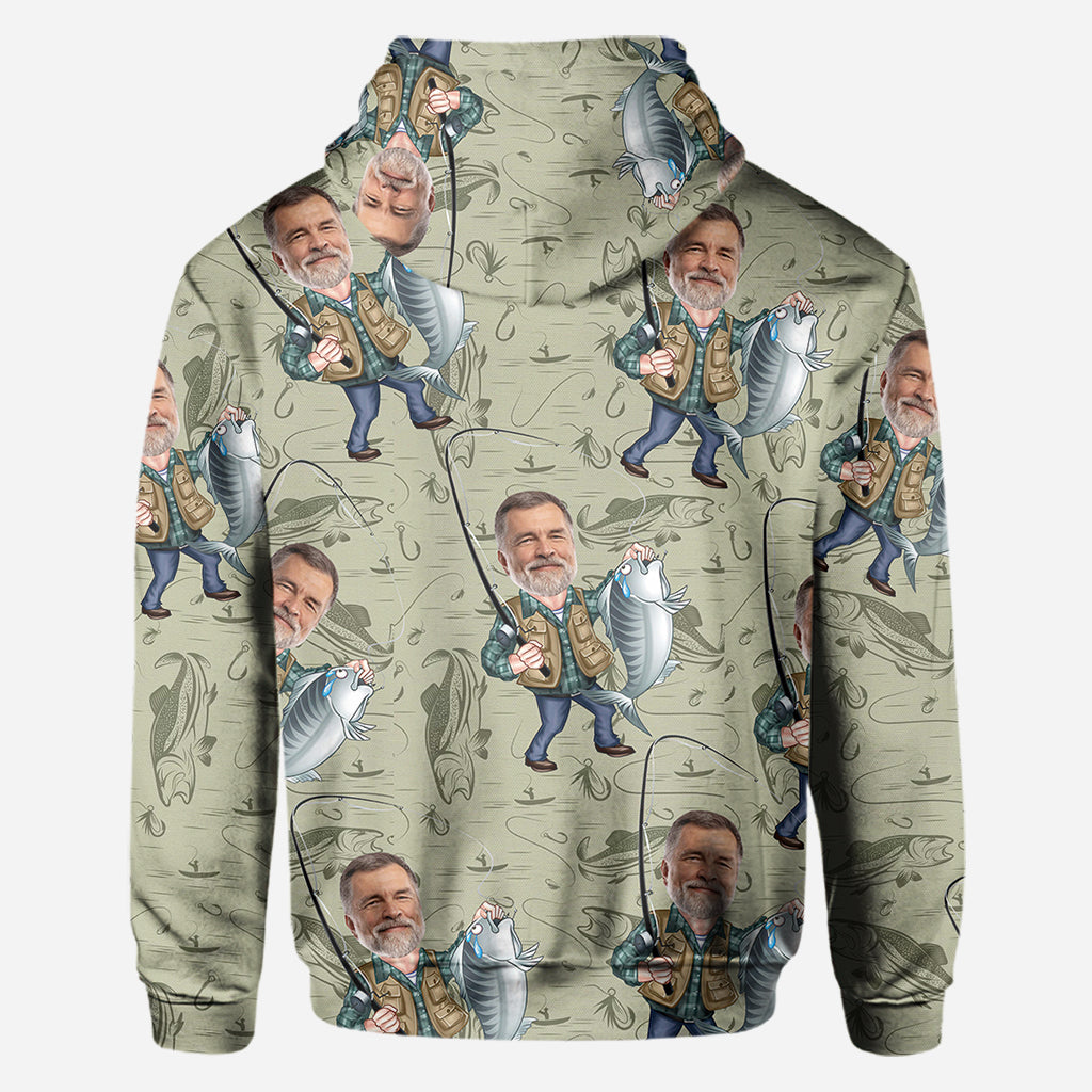 Lustiges Karikaturgesicht – personalisiertes Angel-Shirt