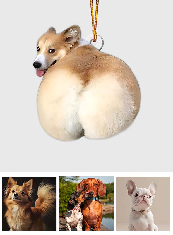 Any Photo Ornament - Personalized Dog Custom Shaped Ornament