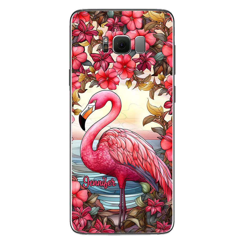 Flamingos lieben – Personalisierte Flamingo-Handyhülle