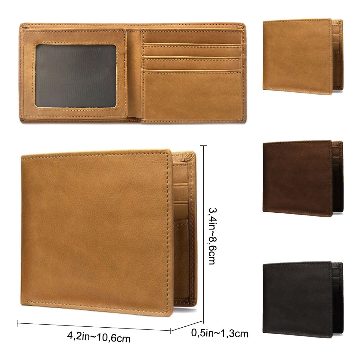 Dopest Dad Ever - Personalized Father Leather Wallet