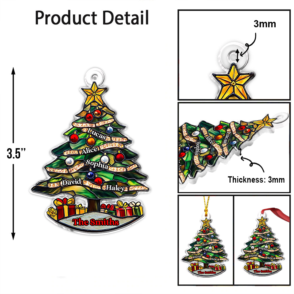 Frohe Weihnachten – Personalisierter, individuell geformter Familienschmuck