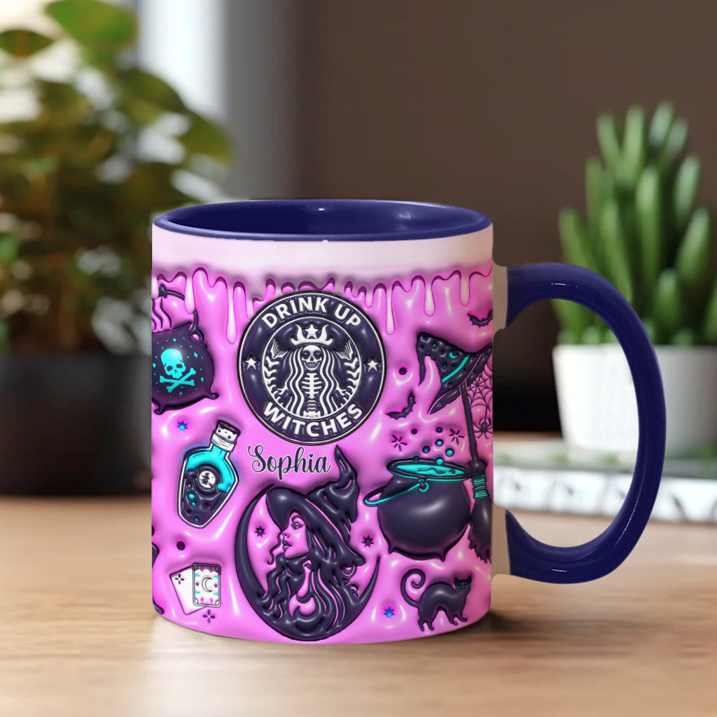 Drink Up Witches - Personalized Witch Accent Mug
