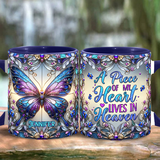 Ein großes Stück meines Herzens – personalisierte Gedenktasse