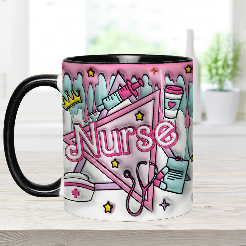 Stolze Krankenschwester – Personalisierte Tasse mit Krankenschwester-Akzent
