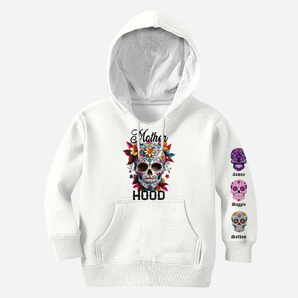 Gruselige Mama – Personalisiertes Totenkopf-Shirt