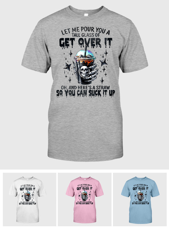 Let Me Pour You – Totenkopf-T-Shirt und Hoodie