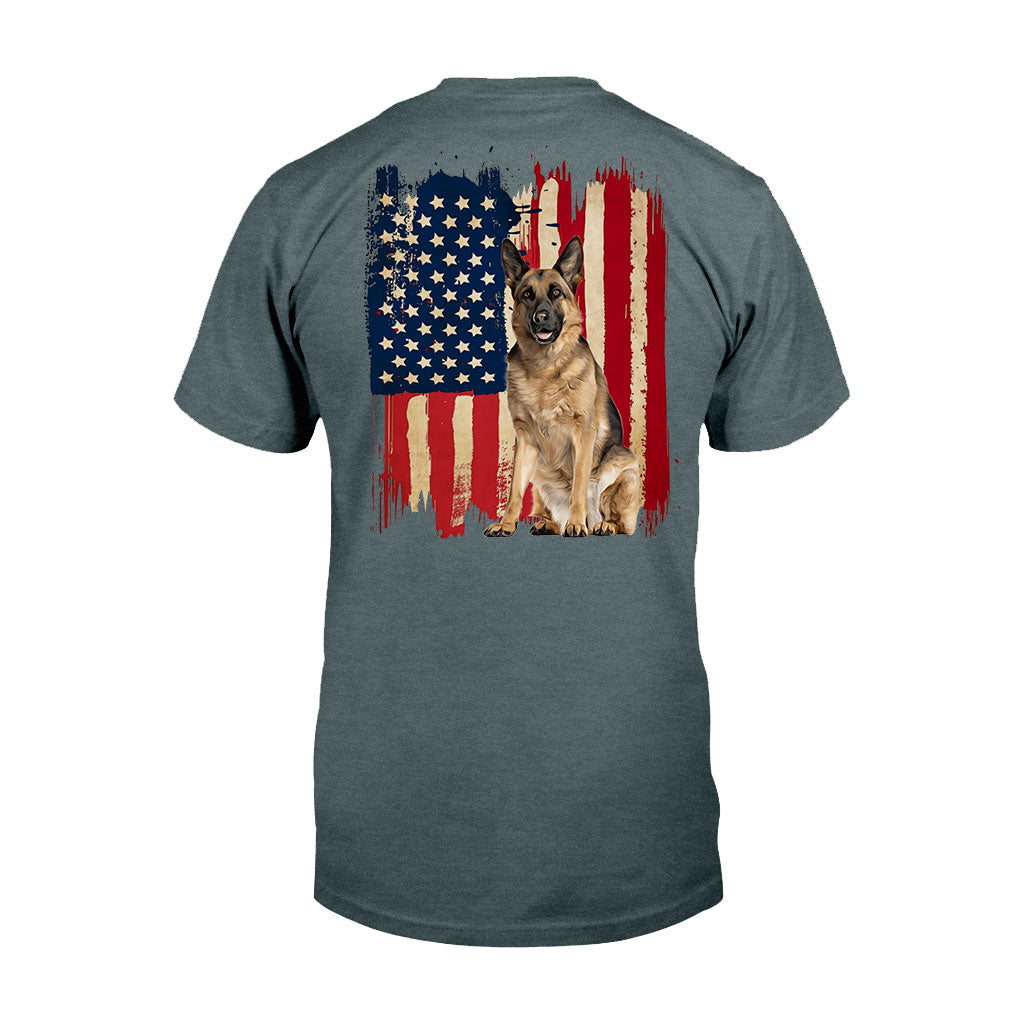 Welpenflagge – Personalisiertes Hunde-T-Shirt und Hoodie