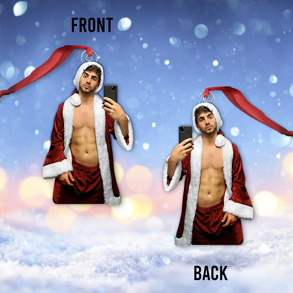 Foto-Ornament als Geschenk für die Freundin – personalisiertes, individuell geformtes Ornament für Paare