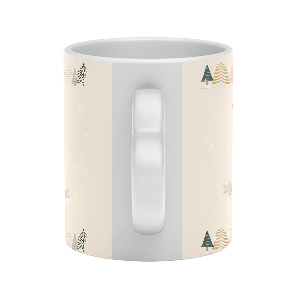 Weihnachten kommt nach Poundtown – Personalisierte Tasse mit Herzgriff für Paare