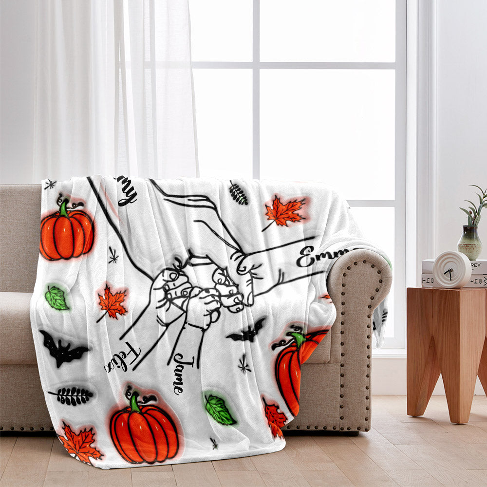 Halloween-Mama/Mimi/Oma... - Personalisierte Mutterdecke