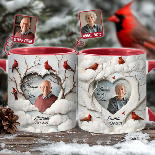 Ich bin immer bei dir – personalisierte Gedenktasse