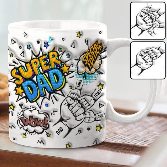 Super-Papa – Personalisierte Vater-Tasse