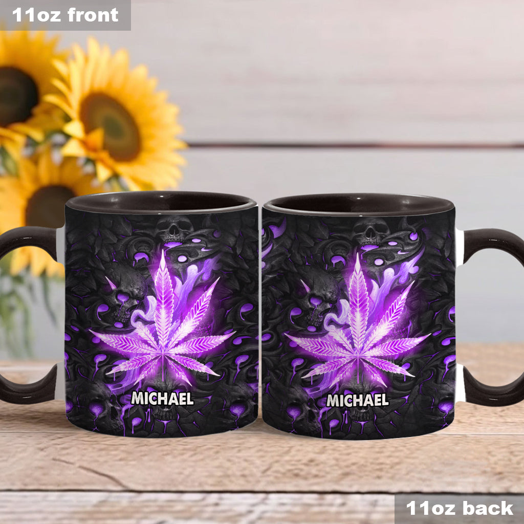Free Your Mind - Personalized Weed Accent Mug