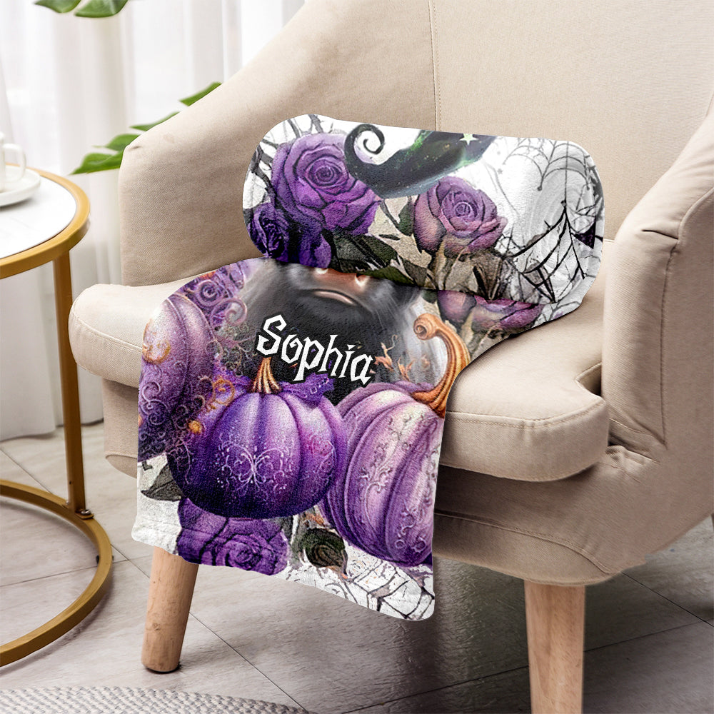 A Little Witch - Personalized Blanket