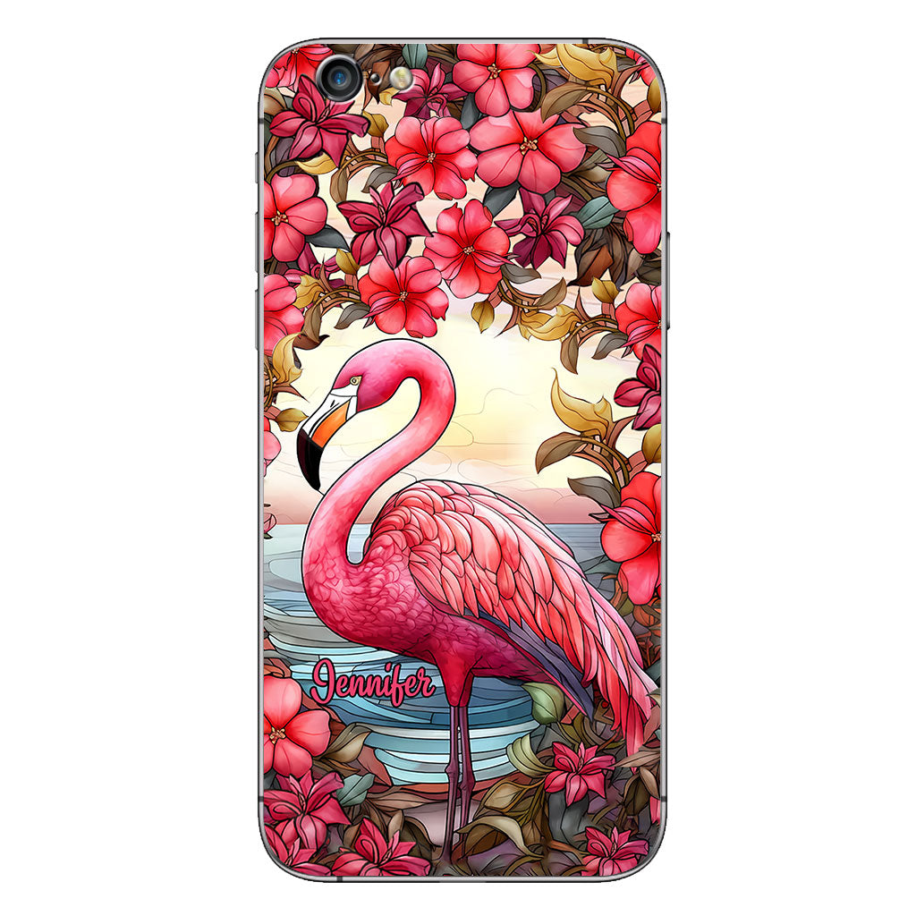 Flamingos lieben – Personalisierte Flamingo-Handyhülle