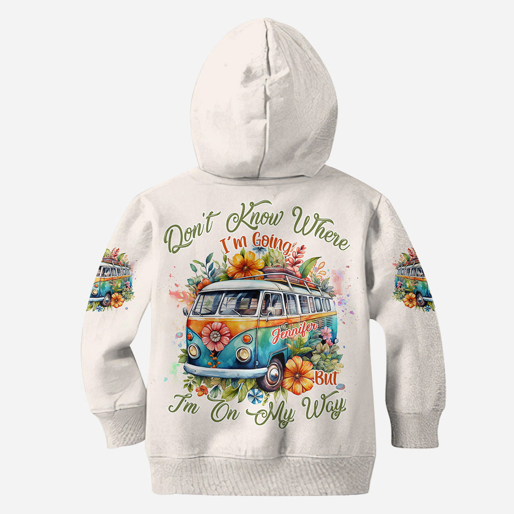Unterwegs – Personalisiertes Hippie-Shirt