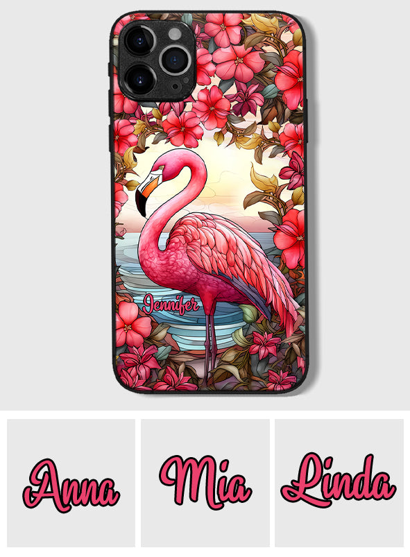 Flamingos lieben – Personalisierte Flamingo-Handyhülle