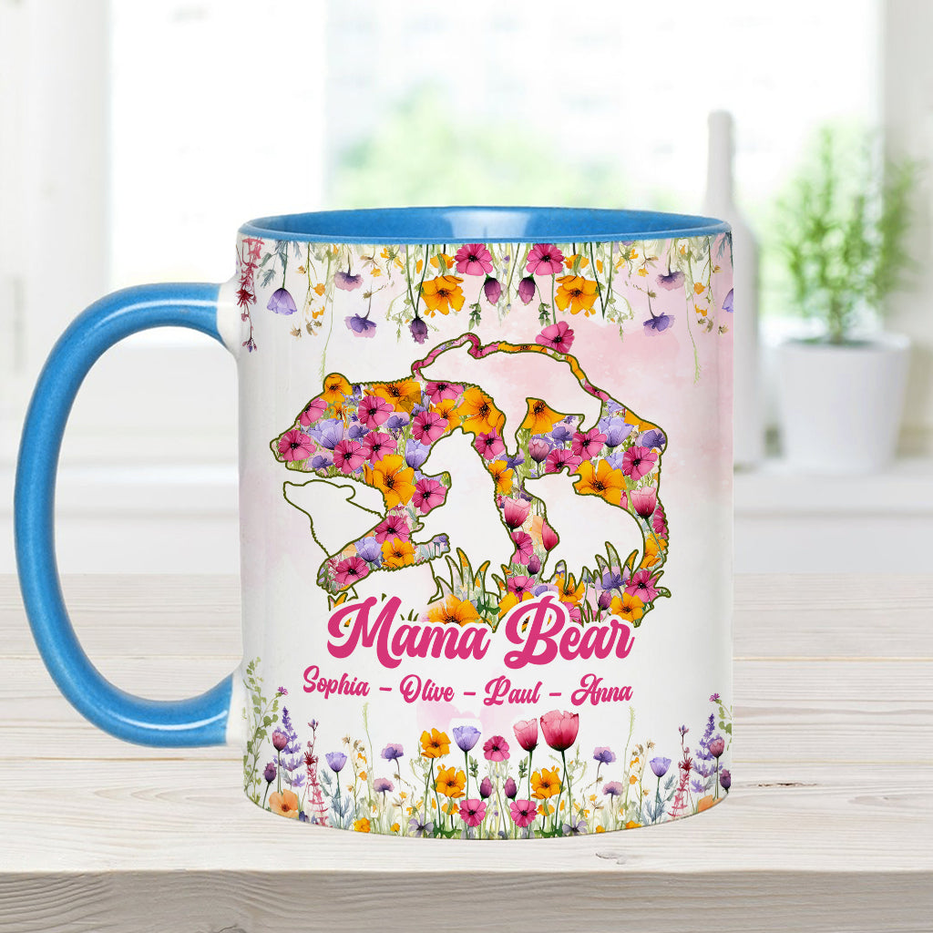 Mama Bär - Personalisierte Tasse mit Muttermotiv