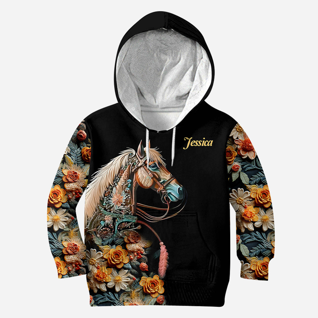 Pferdeliebe – Personalisierter Pferde-Hoodie und Leggings