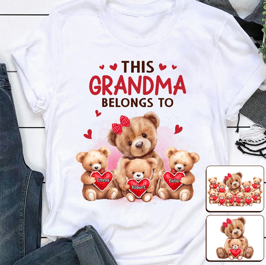 Dieses Oma-Shirt gehört zu – personalisiertes Oma-T-Shirt und Hoodie