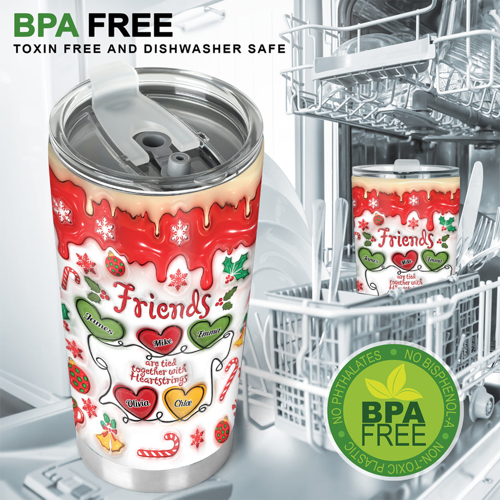 Freundschaft verbindet das Herz – personalisierter Bestie-Becher