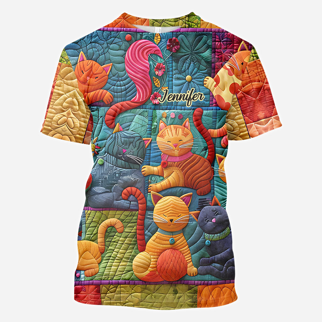 Wunderschöne Katzen – Personalisiertes T-Shirt mit Katzenmotiv