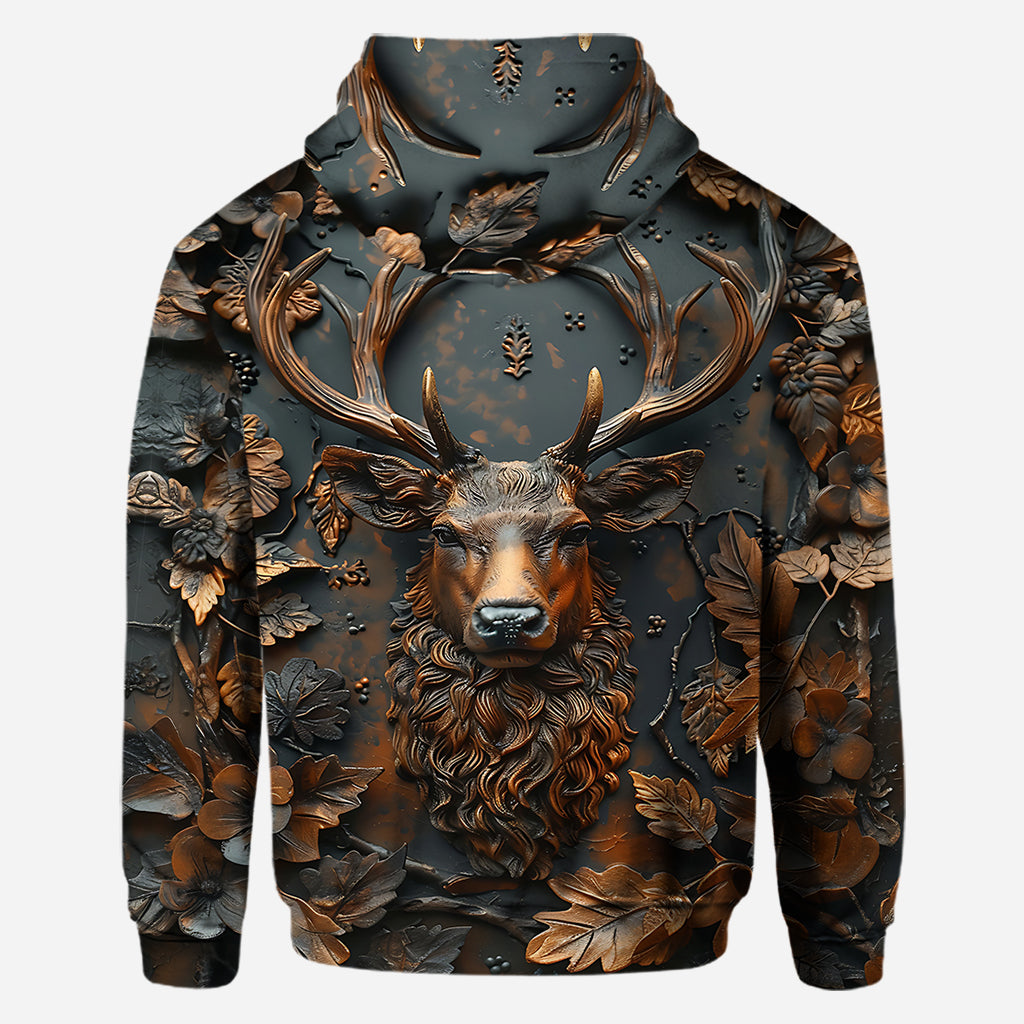 Cooles Hirsch-Shirt mit personalisiertem Jagdmotiv
