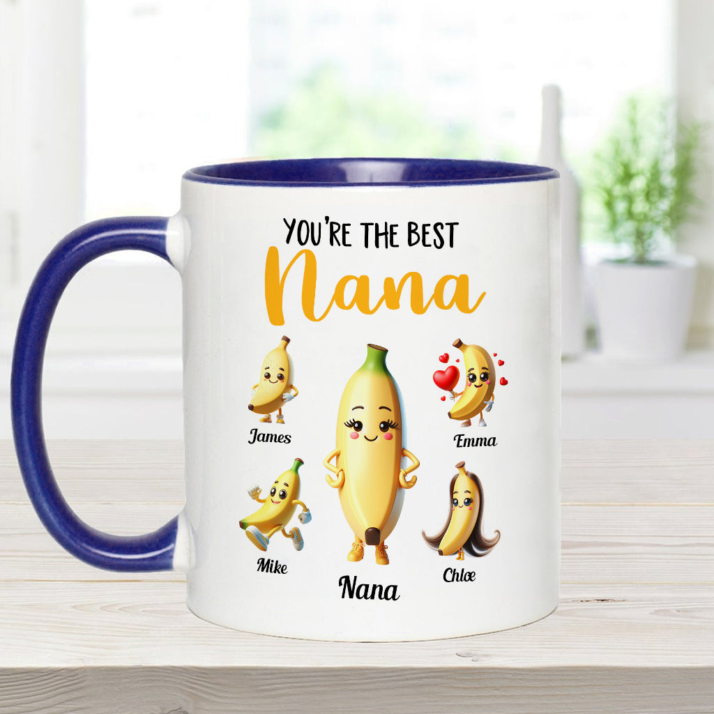 Beste Oma aller Zeiten - Personalisierte Tasse mit Oma-Akzent