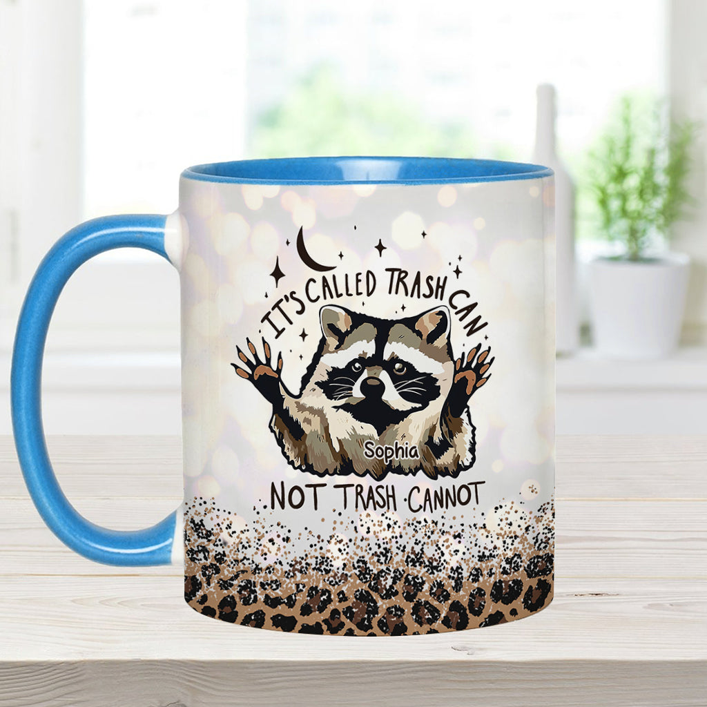 Trash Cannot - Personalized Raccoon Accent Mug
