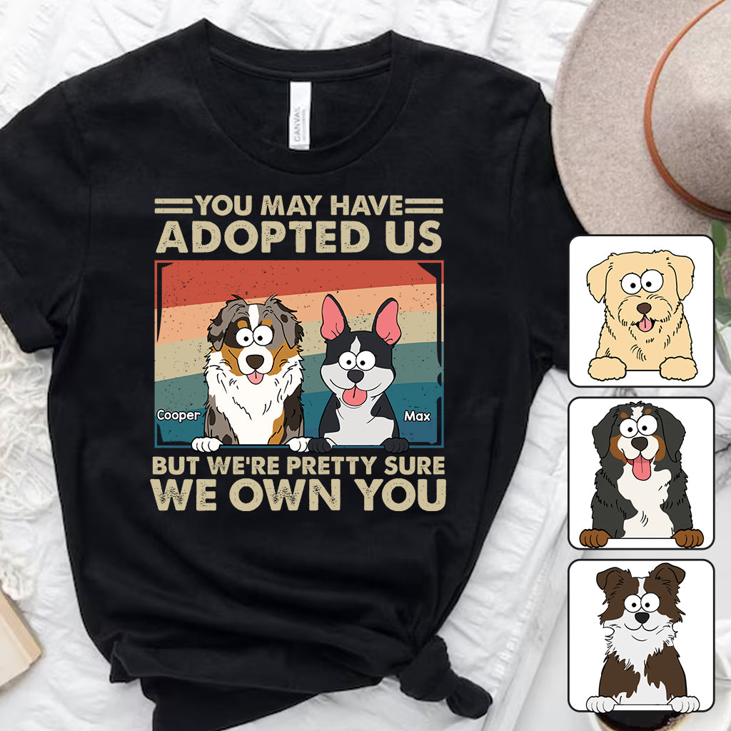 Ich bin mir ziemlich sicher, dass du mir gehörst – Personalisiertes Hunde-T-Shirt und Hoodie