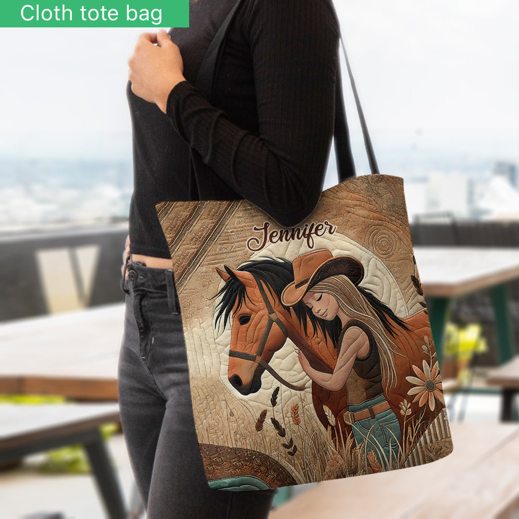 Horse Lovers - Personalized Horse Tote Bag