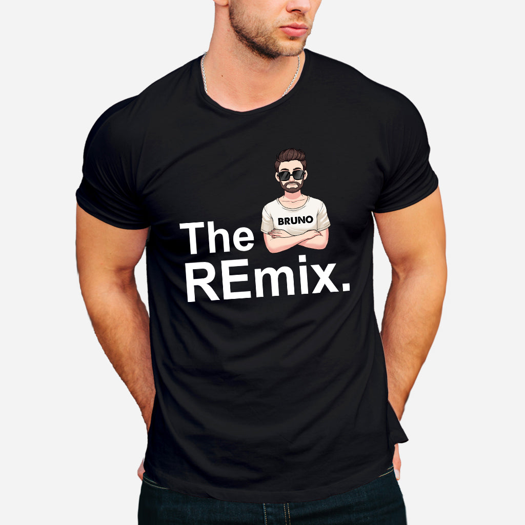 Drei Generationen: Opa, Vater, Kind – personalisiertes Opa-T-Shirt und Hoodie