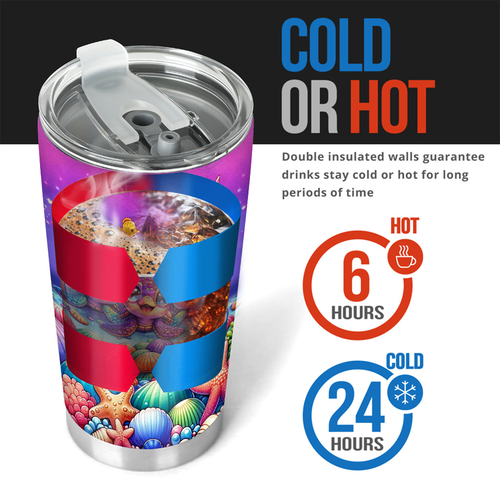 Just A Girl Who Loves Turtles - Personalized Turtle Tumbler