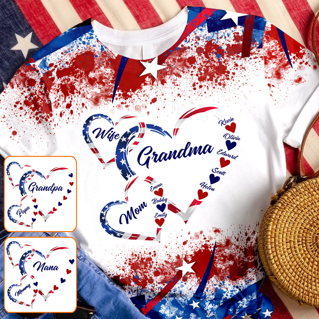 Ehefrau, Mama, Oma – Personalisiertes Oma-Shirt