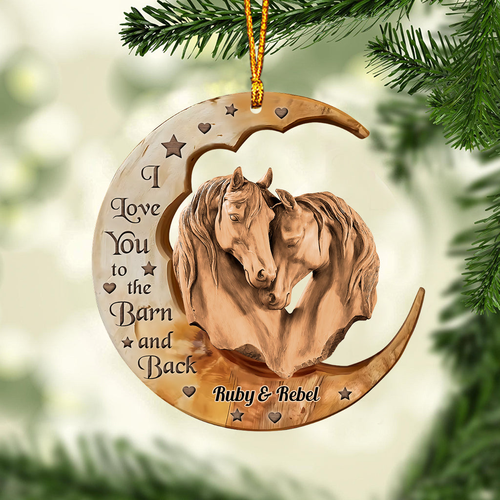 From Our First Kiss - Personalized Horse Ornament