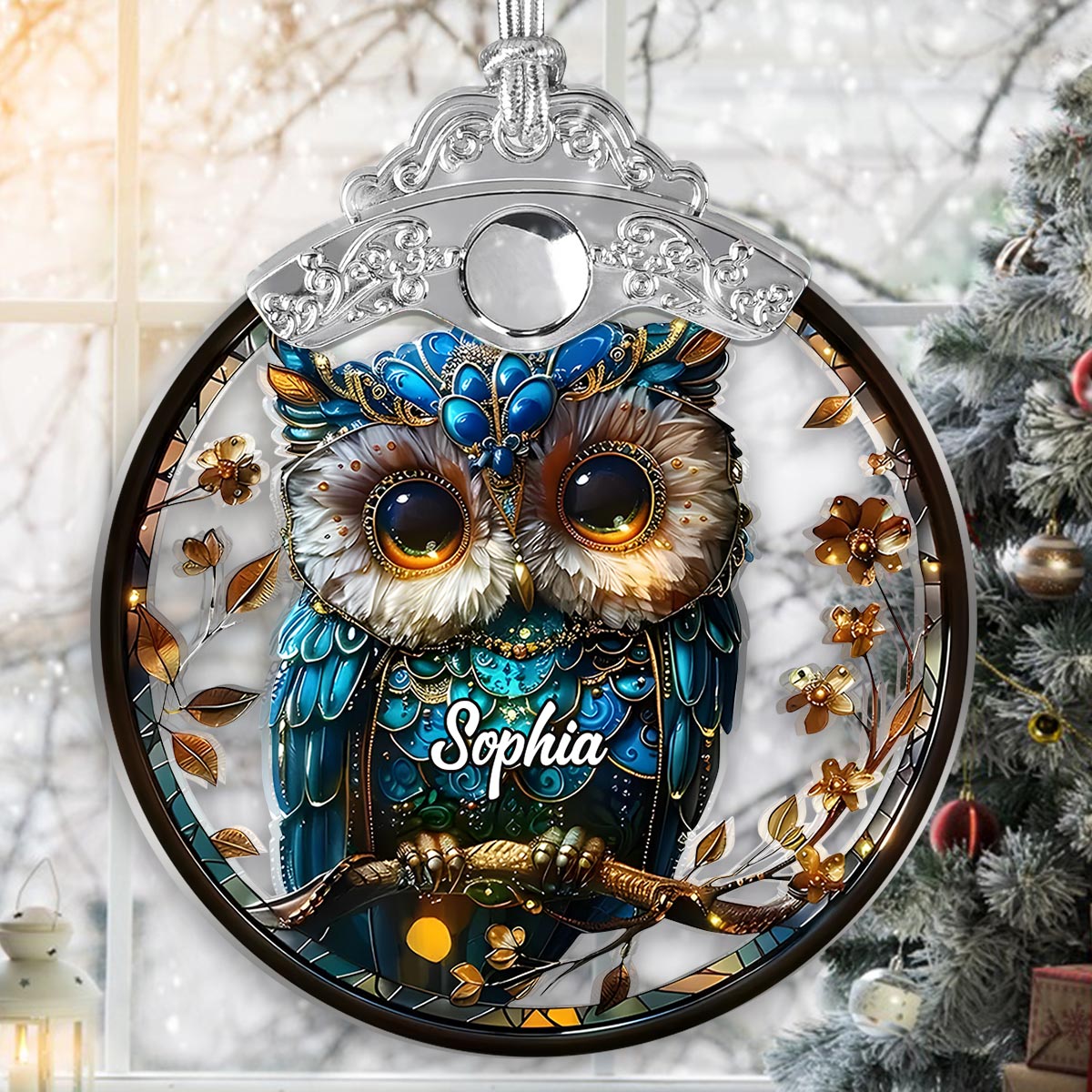 Bezaubernde Eule – Personalisierter Eulen-Vintage-Schmuck