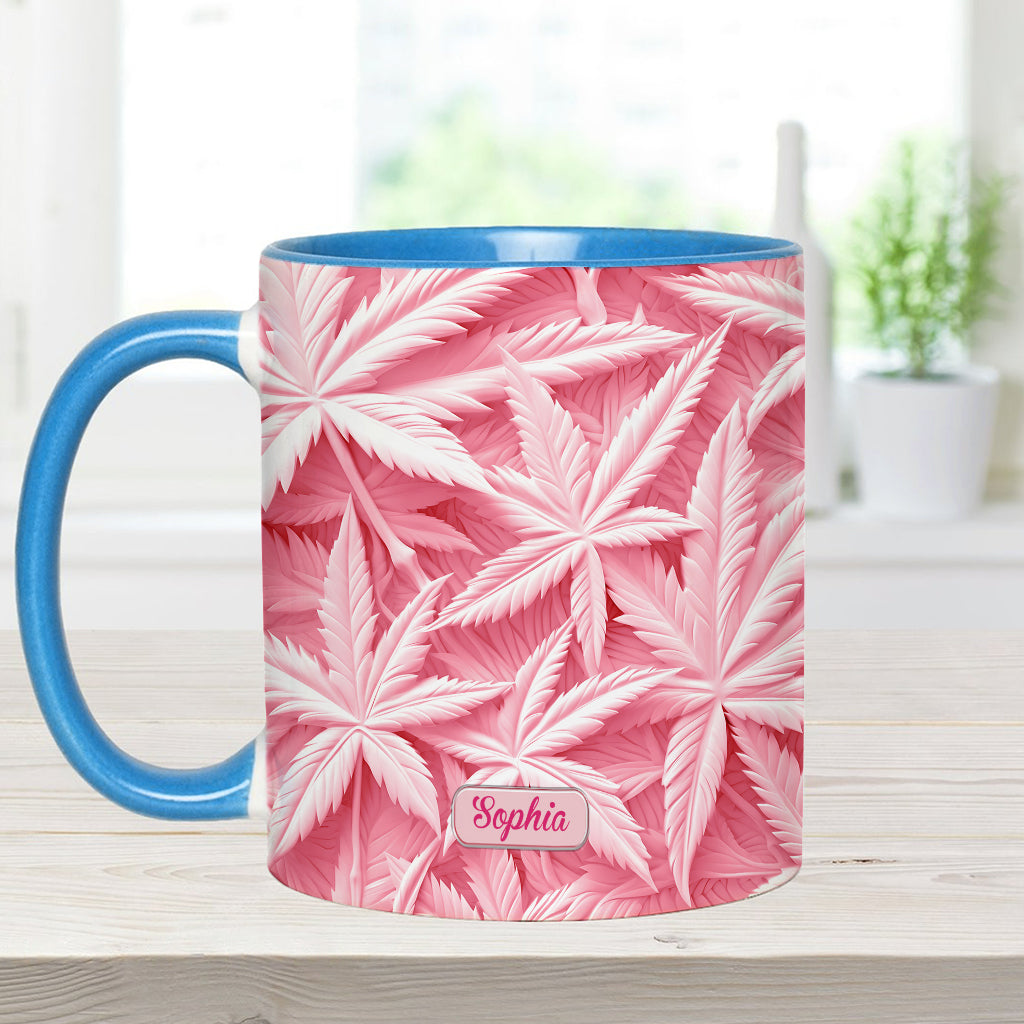 420 Vibes – Personalisierter Becher mit Weed-Motiv