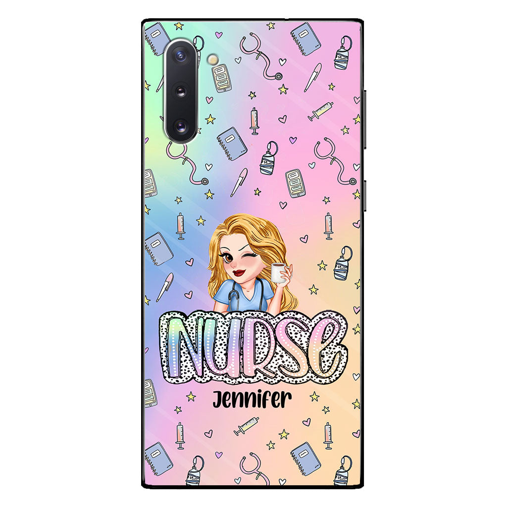 Nurse Life - Personalized Nurse Clear Phone Case