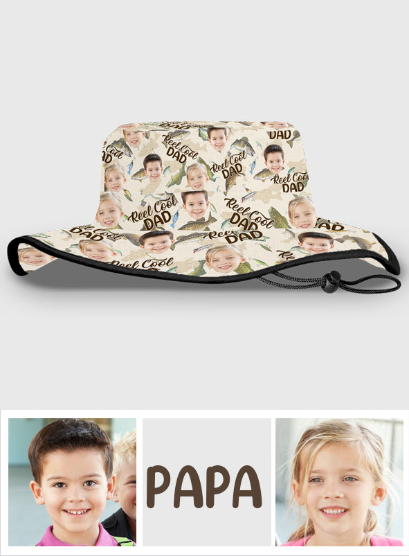 Echt cooler Papa – Personalisierter Angler-Boonie-Hut