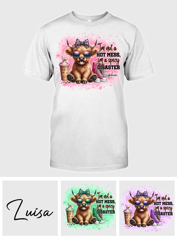 Ich bin kein Chaos – personalisiertes T-Shirt und Hoodie