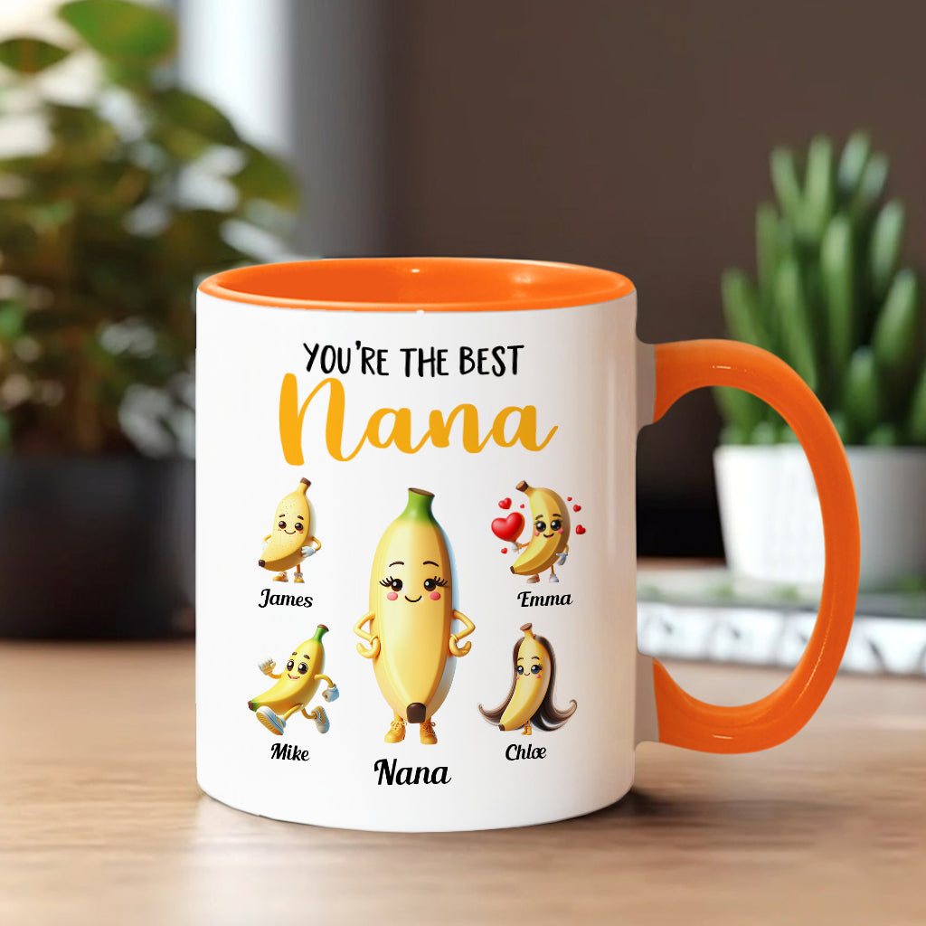 Beste Oma aller Zeiten - Personalisierte Tasse mit Oma-Akzent