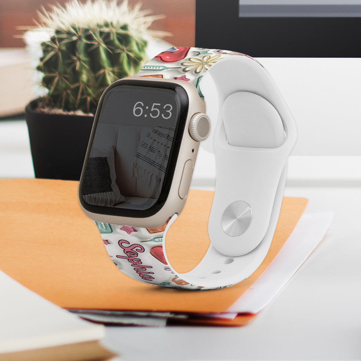 Nurse Life – Personalisiertes Apple Watch-Armband für Pflegekräfte