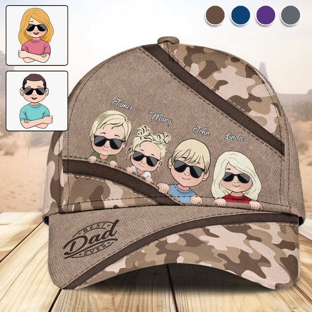 Bester Papa/Mama/Oma/Opa/Onkel... aller Zeiten – Personalisierte klassische Vaterkappe