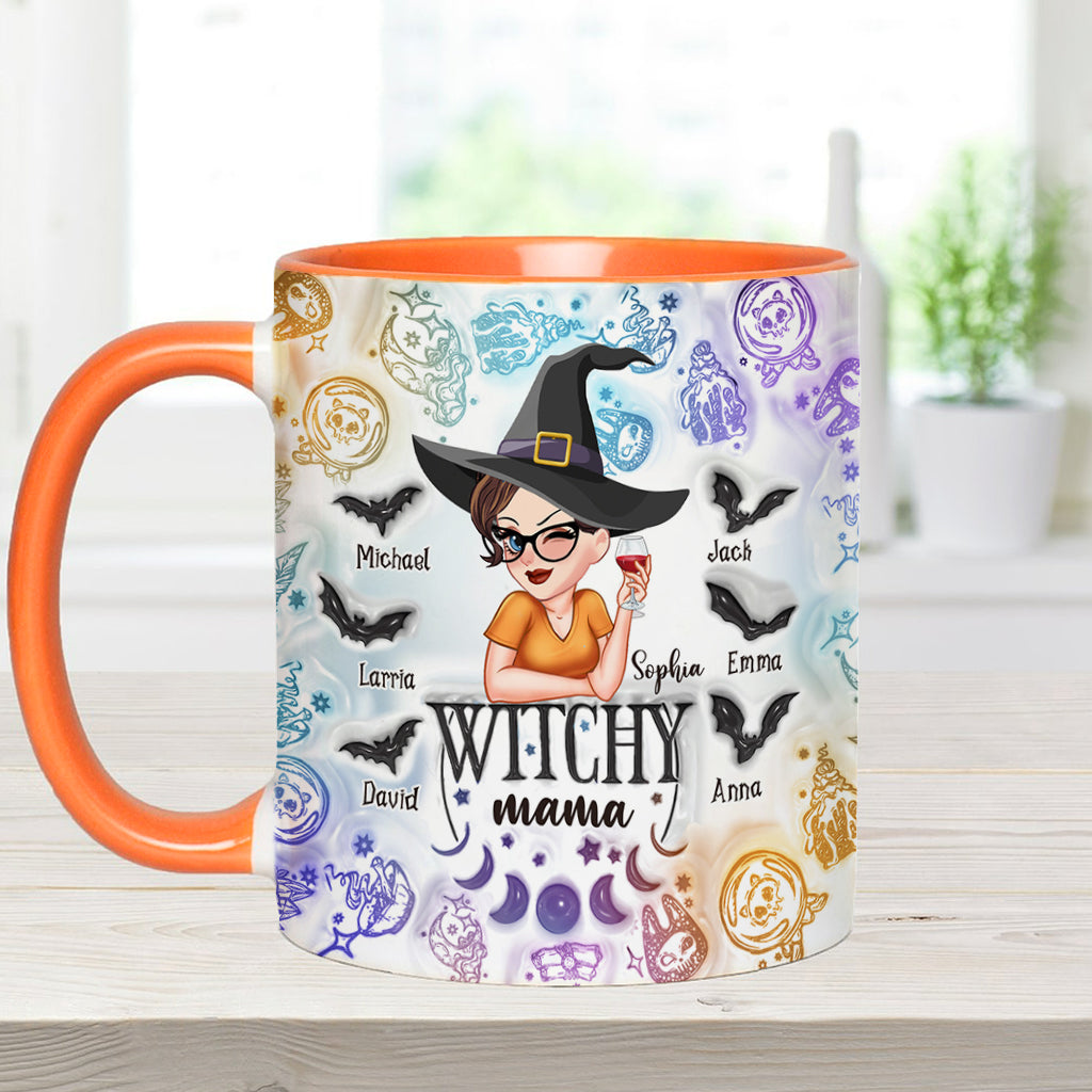 Witchy Mama Grandma - Personalized Witch Accent Mug